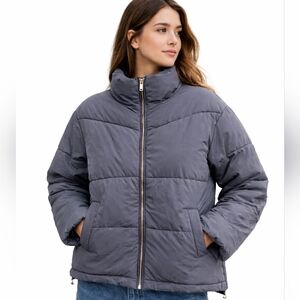 Women's Puffer Jackets Blue various size